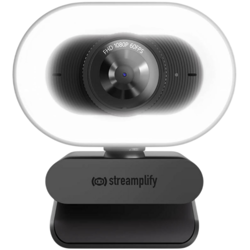 CAM PLUS, Full HD, Microfon, FOV 80, Ring light, Negru, SPCW-CLFH221.11