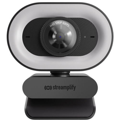 CAM PLUS, Full HD, Microfon, FOV 80, Ring light, Negru, SPCW-CLFH221.11