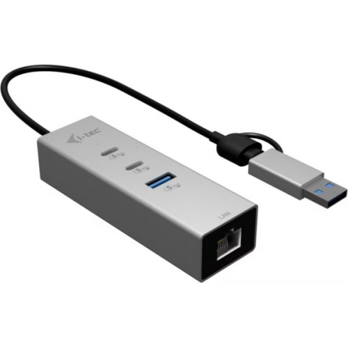 I-TEC USB-C/A HUB 3X USB + LAN/2X USB-C 1X USB-A 2.5 GBIT LAN