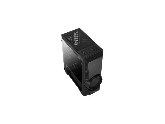 Carcasa Aerocool AeroEngine RGB Tempered Glass, Black, Fara sursa