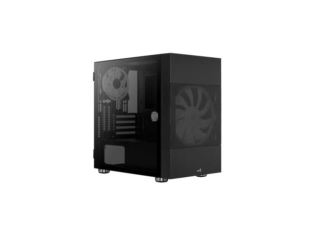 Carcasa Aerocool Atomic ARGB, Black, Fara sursa