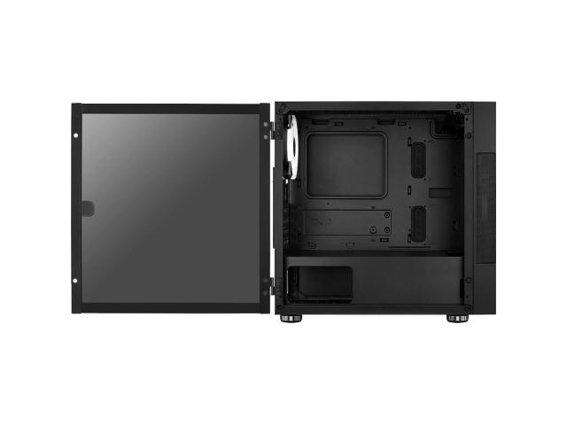 Carcasa Aerocool Atomic ARGB, Black, Fara sursa