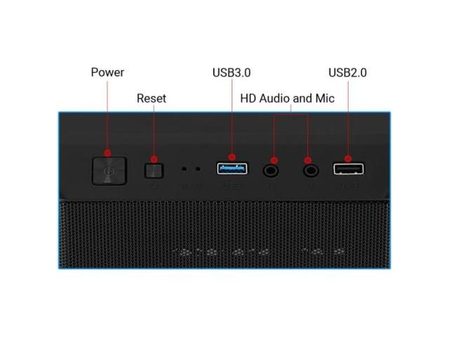 Carcasa Aerocool CS-107 V2, Fara Sursa