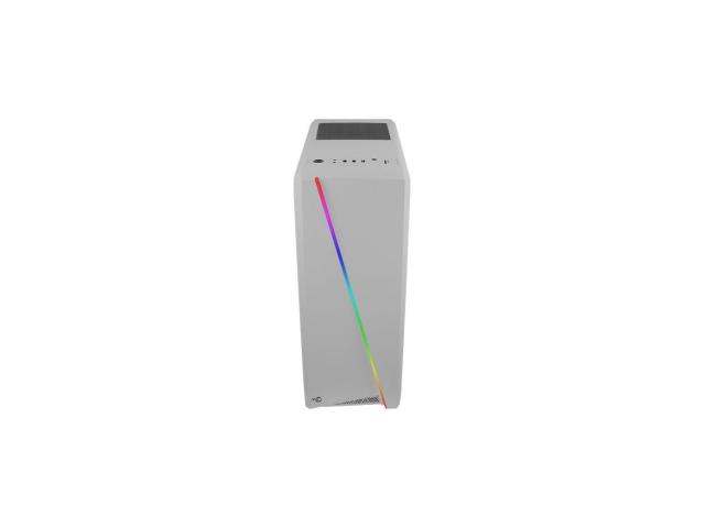Carcasa Aerocool Cylon RGB Tempered Glass White, Fara sursa