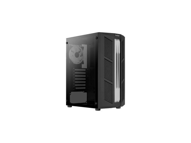 Carcasa Aerocool Prime ARGB Tempered Glass Black, Fara sursa