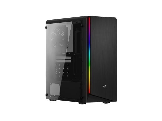 Carcasa Aerocool Rift RGB Black, Fara sursa