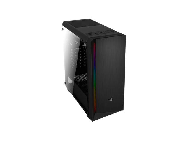 Carcasa Aerocool Rift RGB Black, Fara sursa
