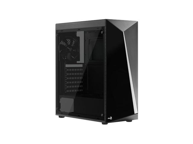 Carcasa Aerocool Shard RGB Tempered Glass, Black, Fara sursa