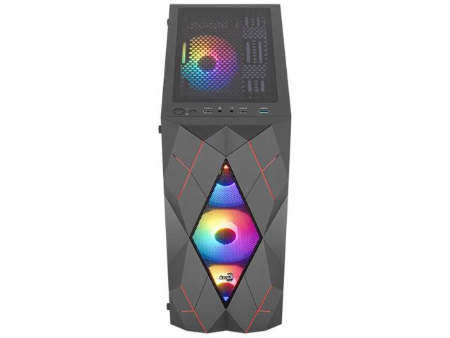 Carcasa Aerocool Volcan V1 Black, Fara Sursa