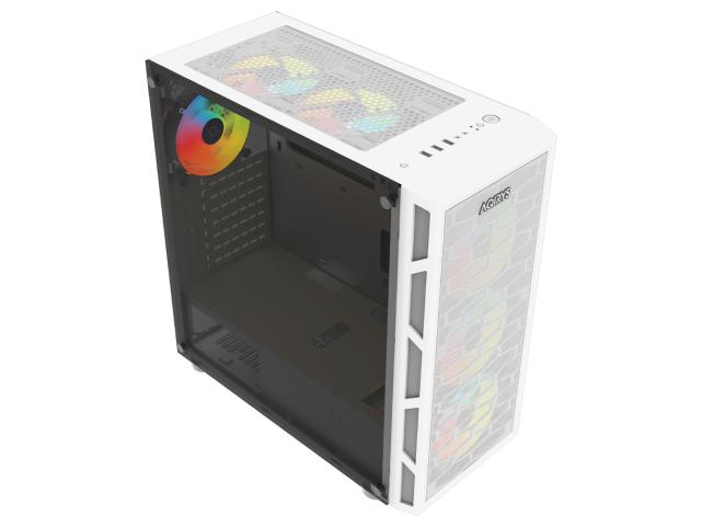 Carcasa AQIRYS Arcturus White ARGB, Fara sursa