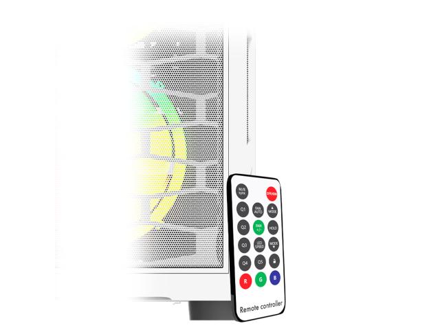 Carcasa AQIRYS Arcturus White ARGB, Fara sursa