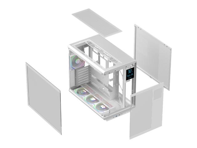 Carcasa AQIRYS Draco White ARGB