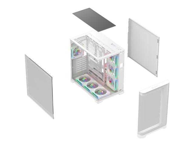 Carcasa AQIRYS Europa White ARGB