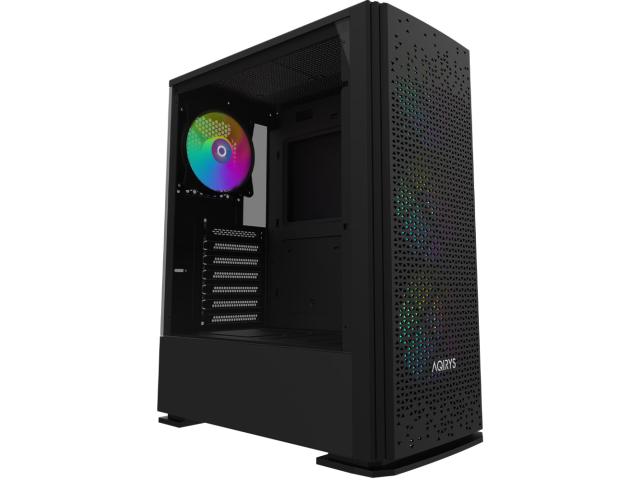 Carcasa AQIRYS Gacrux Black RGB, Fara sursa