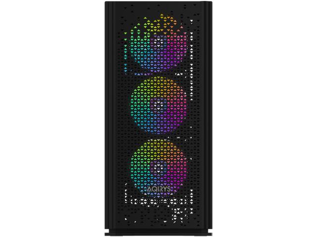 Carcasa AQIRYS Gacrux Black RGB, Fara sursa