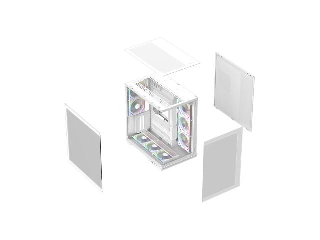 Carcasa AQIRYS Janus white ARGB