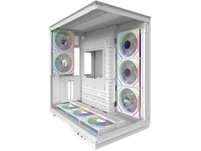 Carcasa AQIRYS Janus white ARGB