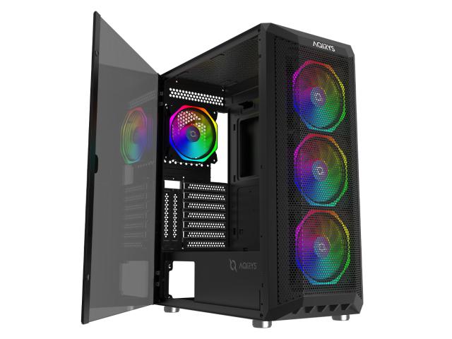 Carcasa AQIRYS Naos ARGB, Fara sursa