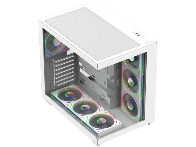Carcasa AQIRYS Orcus white ARGB