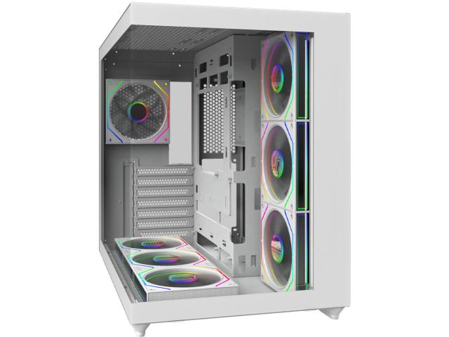 Carcasa AQIRYS Orcus white ARGB