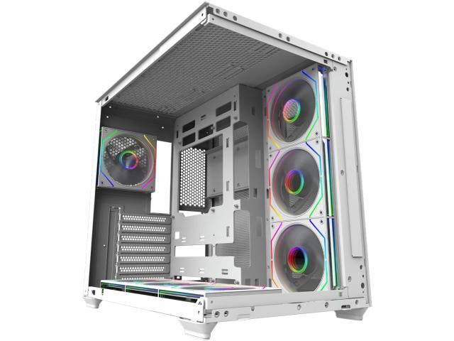 Carcasa AQIRYS Orcus white ARGB