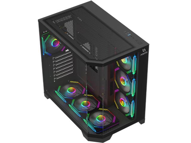 Carcasa Aqirys Titan Midi Tower Black