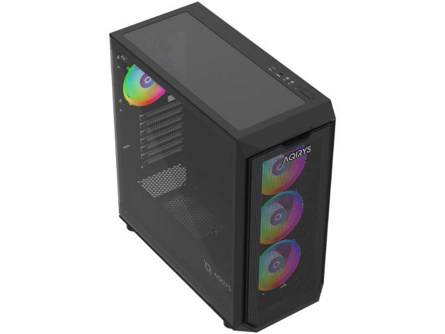 Carcasa AQIRYS Wezen Pro ARGB Black, Fara sursa