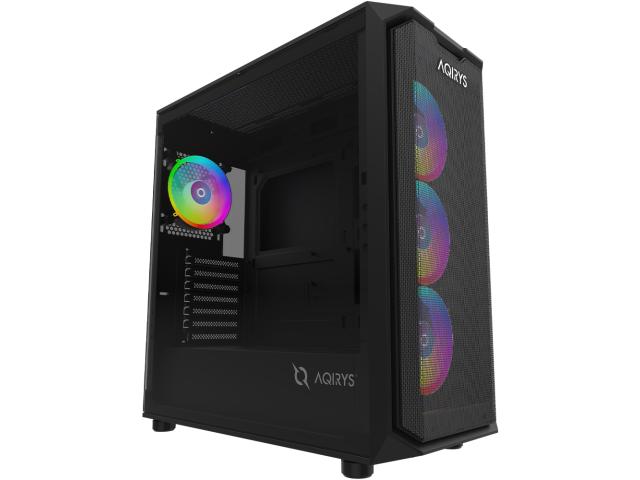 Carcasa AQIRYS Wezen Pro ARGB Black, Fara sursa