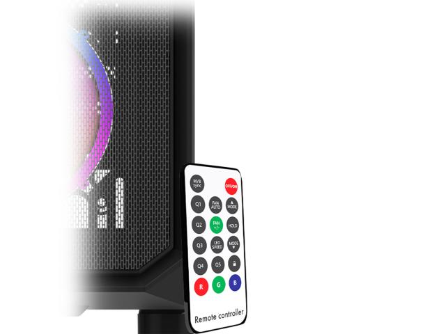 Carcasa AQIRYS Wezen Pro ARGB Black, Fara sursa