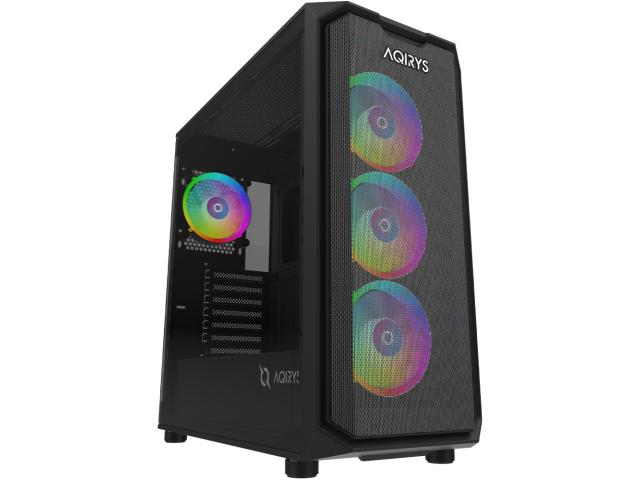 Carcasa AQIRYS Wezen Pro ARGB Black, Fara sursa