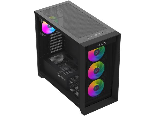 Carcasa AQIRYS XO-1 Black, Fara Sursa