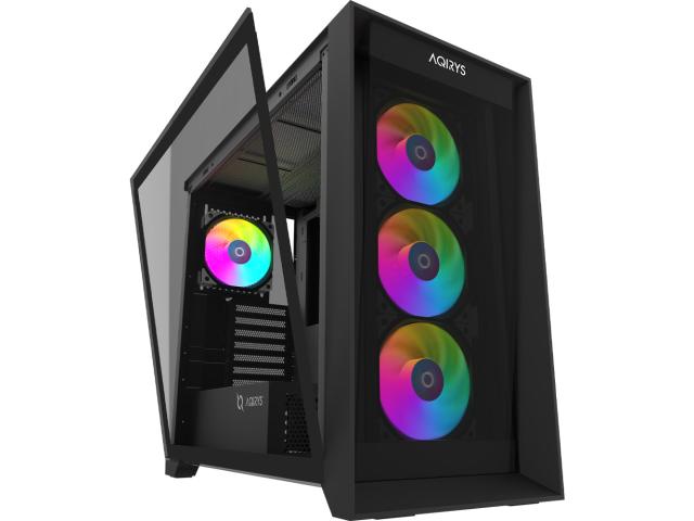 Carcasa AQIRYS XO-1 Black, Fara Sursa