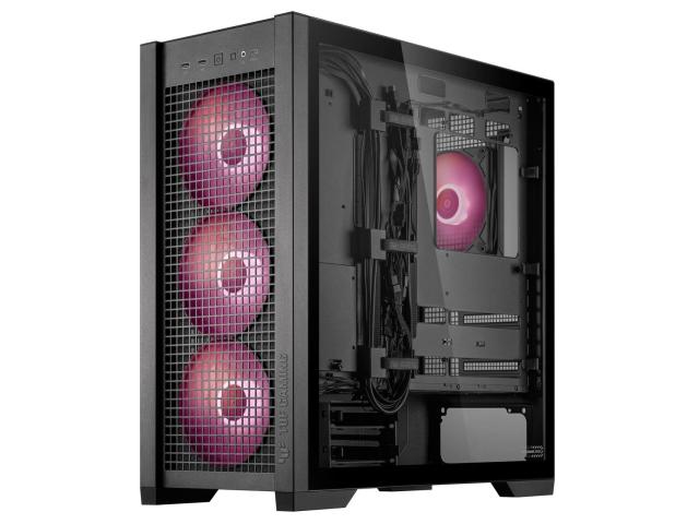 Carcasa ASUS TUF Gaming GT302 ARGB Black, Fara sursa
