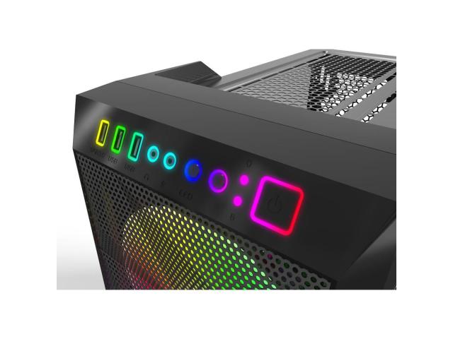 Carcasa Gamdias Apollo M1 Black, fara sursa