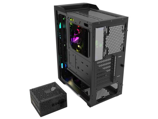 Carcasa Gamdias Athena M1 Black, fara sursa