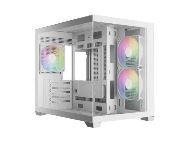 Carcasa Gamdias Aura GC10M V2 ARGB White, Fara sursa