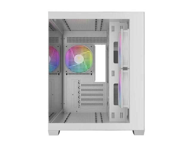 Carcasa Gamdias Aura GC10M V2 ARGB White, Fara sursa
