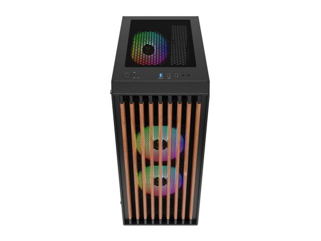 Carcasa Gamdias Aura GC4 ARGB Black, Fara sursa