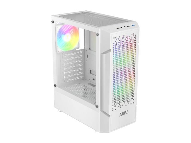 Carcasa Gamdias Aura GC7 ARGB White, Fara sursa