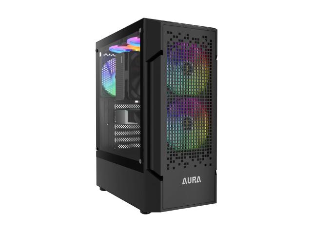Carcasa Gamdias Aura GC7 ARGB Black, Fara sursa