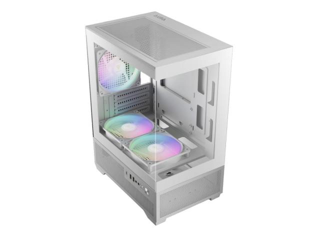 Carcasa Gamdias Aura GC9M Elite ARGB White, Fara sursa