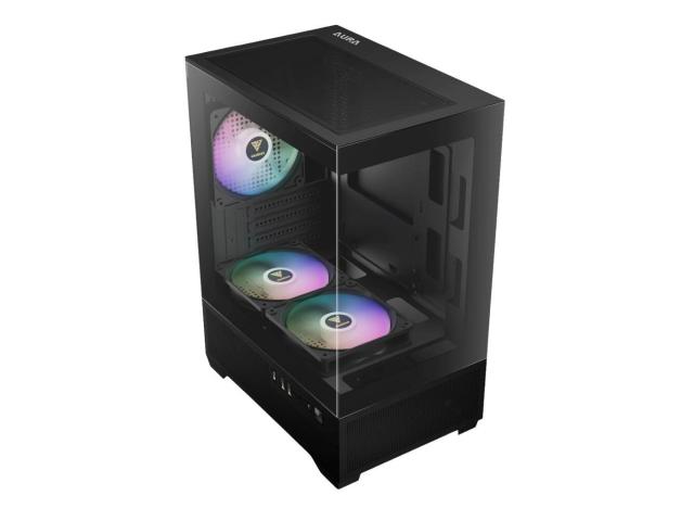 Carcasa Gamdias Aura GC9M Elite ARGB Black, Fara sursa