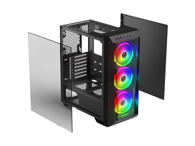 Carcasa Gamdias Talos M1 Lite Black, fara sursa