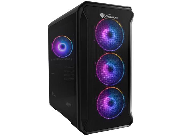 Carcasa Natec Genesis Irid 503 ARGB Micro, Fara sursa