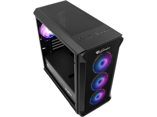 Carcasa Natec Genesis Irid 503 ARGB Micro, Fara sursa