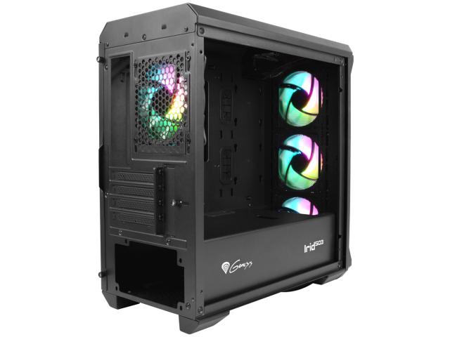 Carcasa Natec Genesis Irid 503 ARGB Micro, Fara sursa