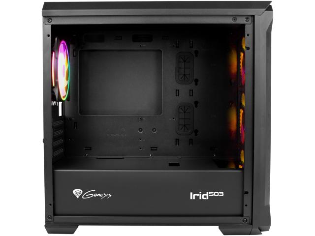 Carcasa Natec Genesis Irid 503 ARGB Micro, Fara sursa