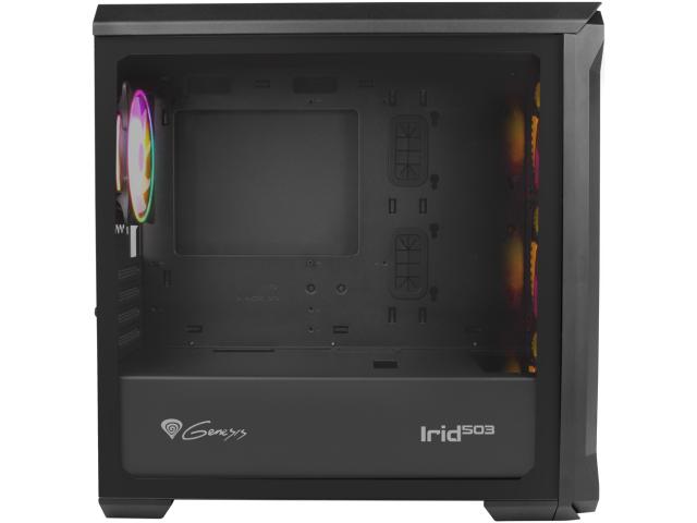 Carcasa Natec Genesis Irid 503 ARGB Micro, Fara sursa