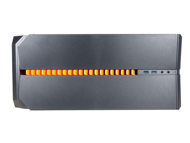 Carcasa Inaza Devastator Black/Orange, Fara sursa