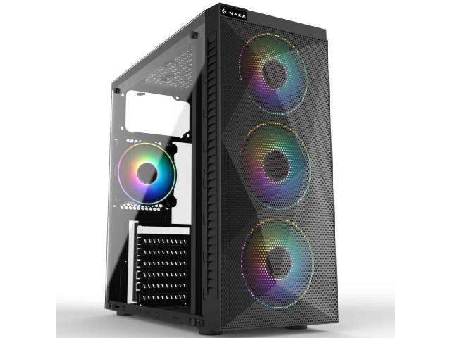 Carcasa Inaza Stealth Tempered Glass, Fara Sursa